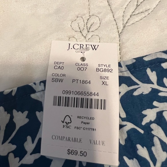 J Crew Ruffled Shoulder Tank - Picture 4 of 4